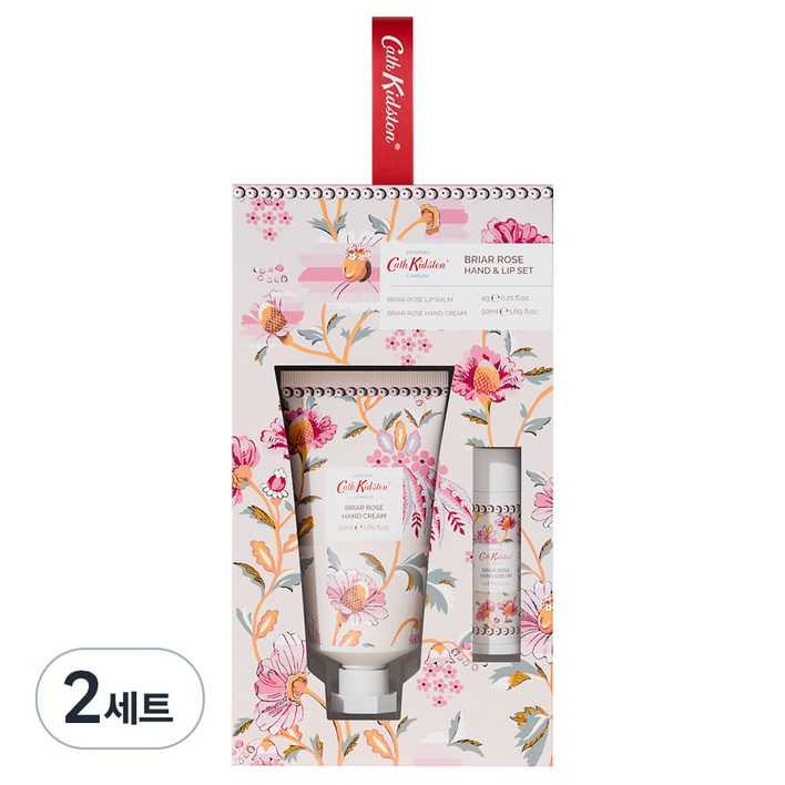 캐스키드슨 브라이어로즈 핸드립 기프트세트 핸드크림50ml립밤4g