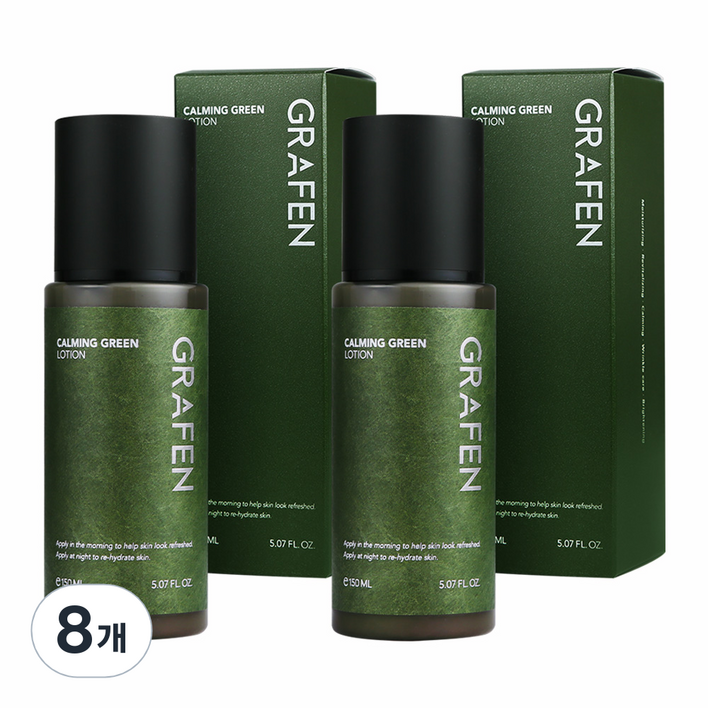 그라펜 카밍 그린 올인원 로션, 150ml, 8개 그라펜 카밍 그린 올인원 로션, 150ml, 8개