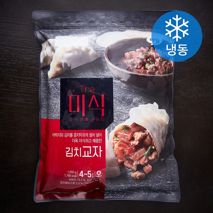 더미식 김치교자 냉동, 1.05kg, 1개