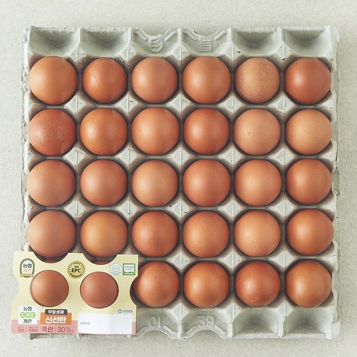 [로켓프레시] 농협 EPC 무항생제 인증 특란 1.8kg