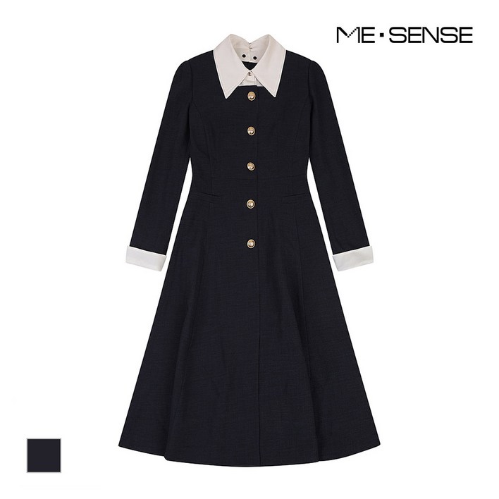 미센스 미센스  카라배색 롱원피스MB42OPM181G