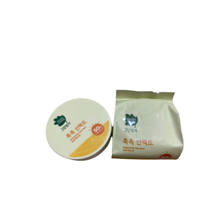 그린핑거 촉촉 선팩트 SPF50+ PA++++ 16g + 리필 16g