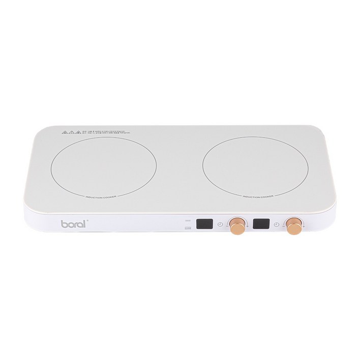 2구 인덕션 전기레인지 프리스탠딩 듀얼 플레이트