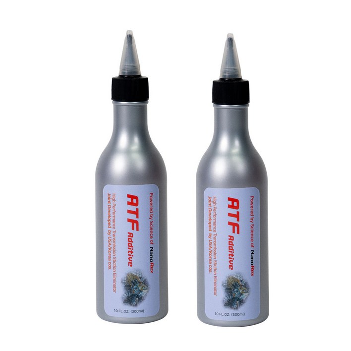 [나노렉스] ATF 미션오일 첨가제 오토미션용 300ml 1+1 자동변속시 성능복원 MTF,CVT,DCT 변속기, 디젤/경유, 2개