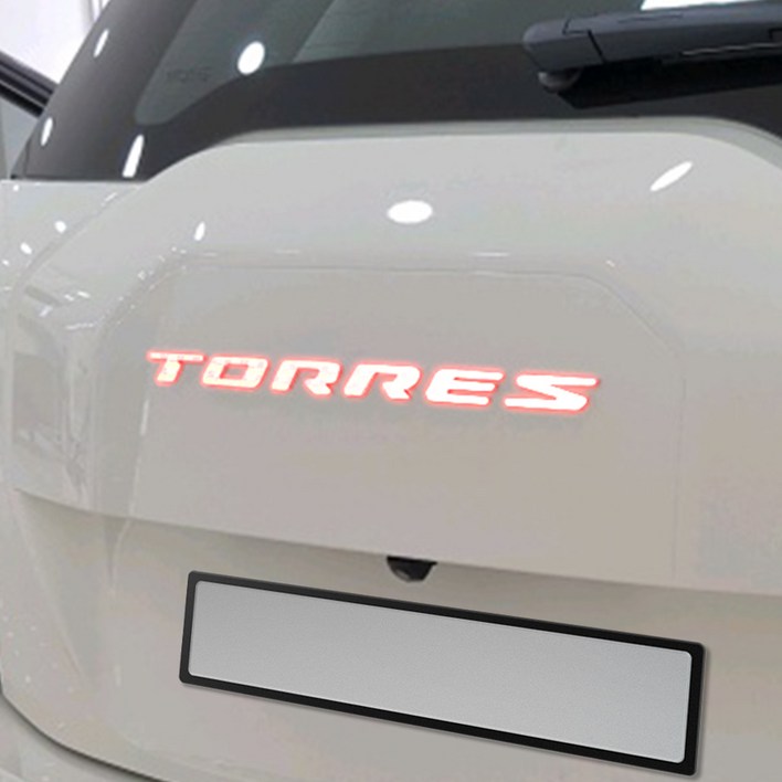 오카 토레스 호환 용품 리어 레터링 엠블럼 리플렉터 반사 스티커 튜닝 악세사리