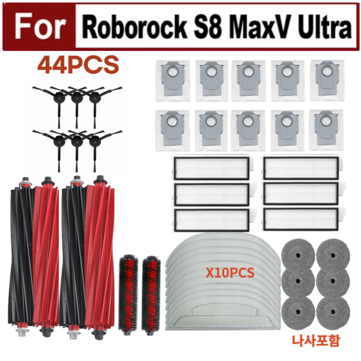 호환상품 로보락 S8 MaxV Ultra 이중마감 물걸레 옆면보강 필터