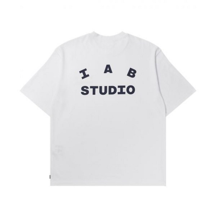 IAB Studio 아이앱 스튜디오 티셔츠 화이트 네이비