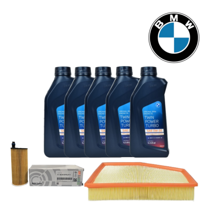 BMW 순정 G30 0W30 엔진오일  순정오일필터  TTF에어필터 디젤 세트, 1개, 520d