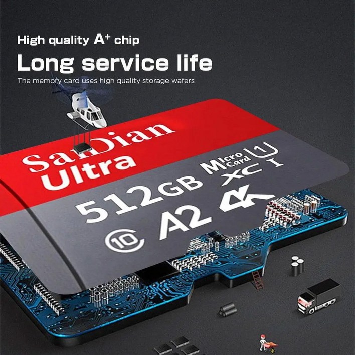 SanDian SD 메모리카드 Micro SD 1TB 512GB