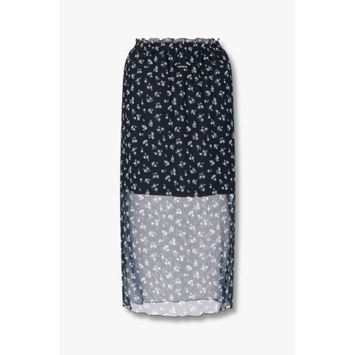 g-cut 지컷 (7215235401) 플라워 프린트 메쉬 밴딩 스커트