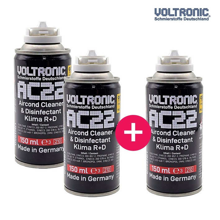 21행사 볼트로닉 AC22 차량용 에어컨히터탈취제 살균소독 150ml X 3개