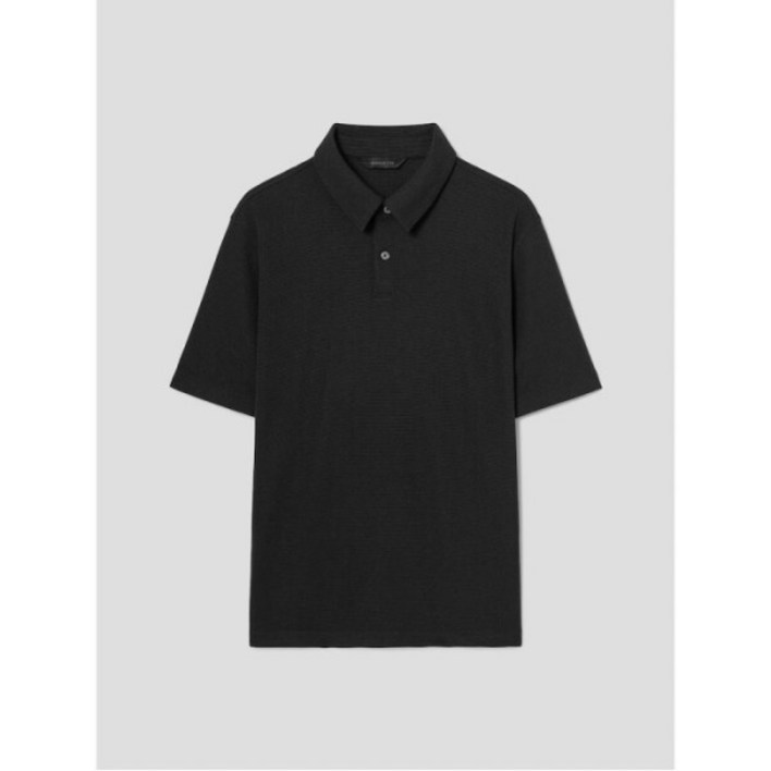 로가디스 폴리 스트레치 반팔 칼라넥 티셔츠 블랙 (RY5342PL35) 2814724