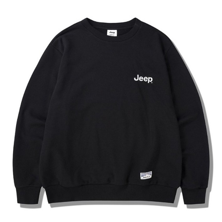 지프 JEEP 스몰로고 남녀공용 오버핏 맨투맨