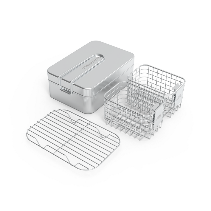 어반콘크리트 캠핑 반합, 코펠 튀김기 (1구 2구 3구), 반합 튀김기 2구