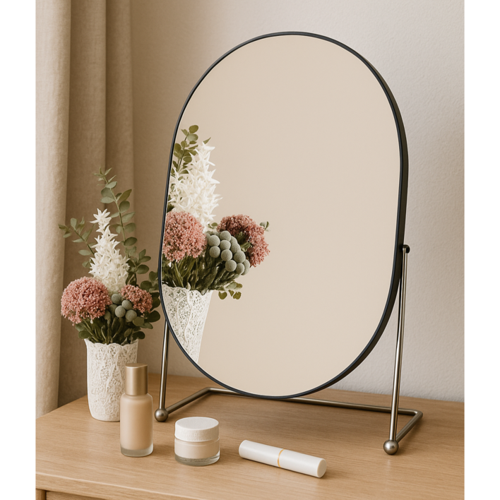 집온 노프레임 화장대 거울 미드센추리