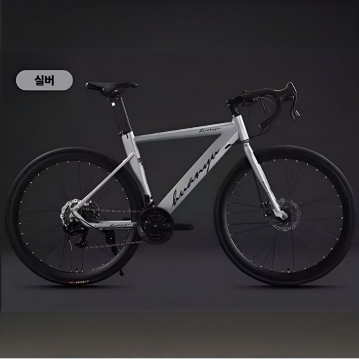에키레 프리미엄 로드자전거 로드바이크 MTB자전거 사이클 싸이클자전거 중급로드바이크 700c, 1개, 175cm, 티타늄 실버 16단