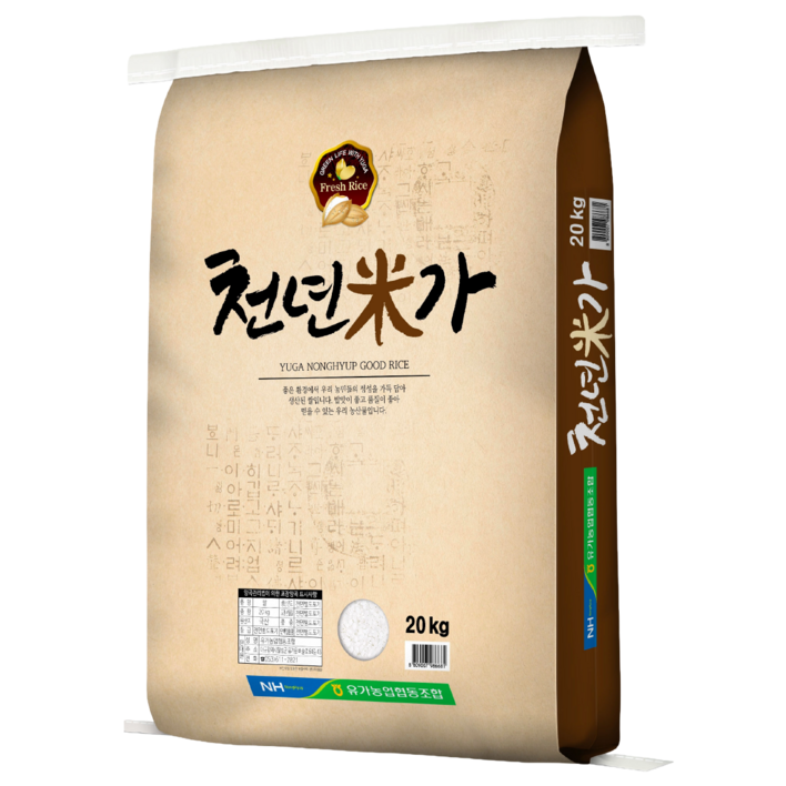 천년미가20kg  2025년산 햅쌀 상 등급, 20kg, 1개, 상등급