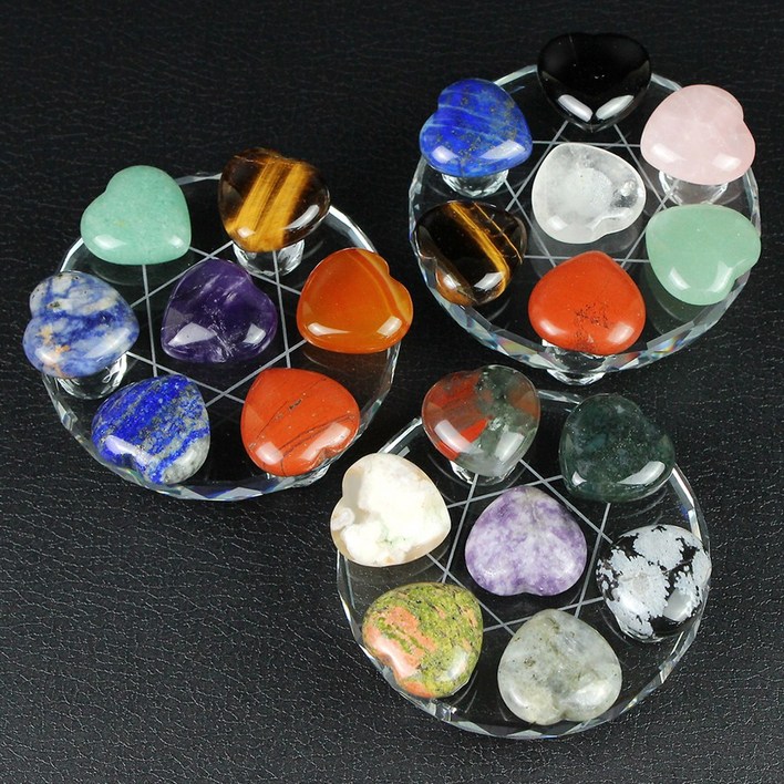 크리스탈블레싱 천연원석 하트 천연원석 파워스톤 힐링 명상 반려돌 CBST0281