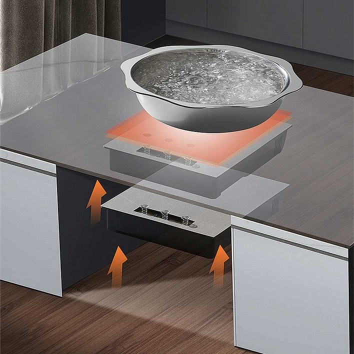 언더레인지 업소용 식탁 히든 매립형 테이블 아래