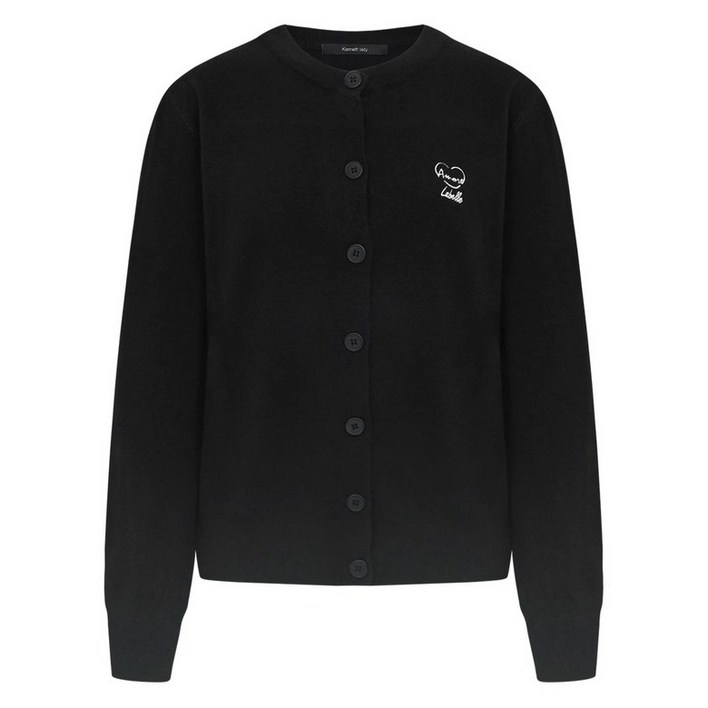 케네스레이디 하트 자수 니트 가디건EKCDPJ0300