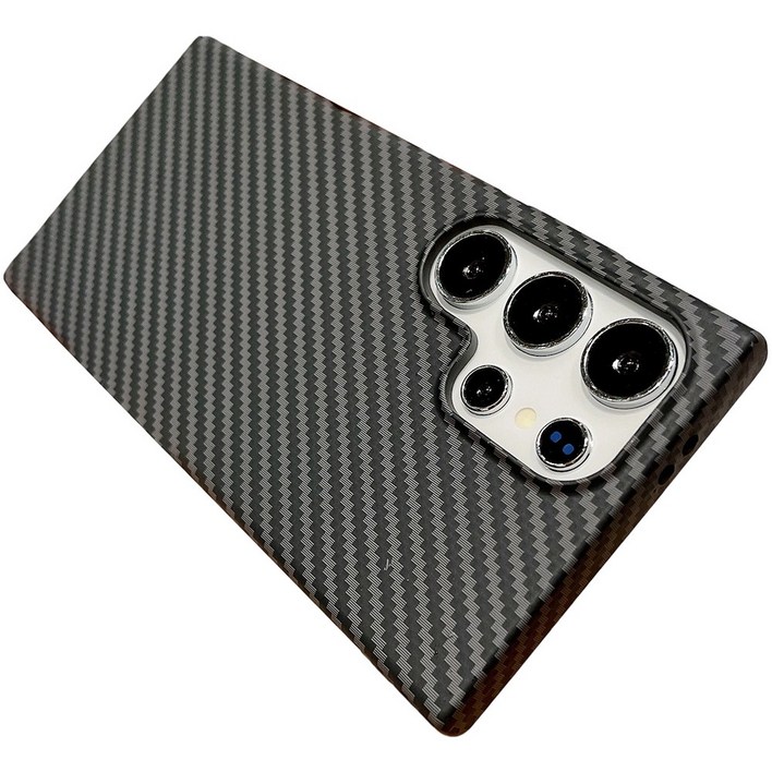 갤럭시S 시리즈 슬림 초경량 마그네틱 충전 카본 파이버 휴대폰 케이스