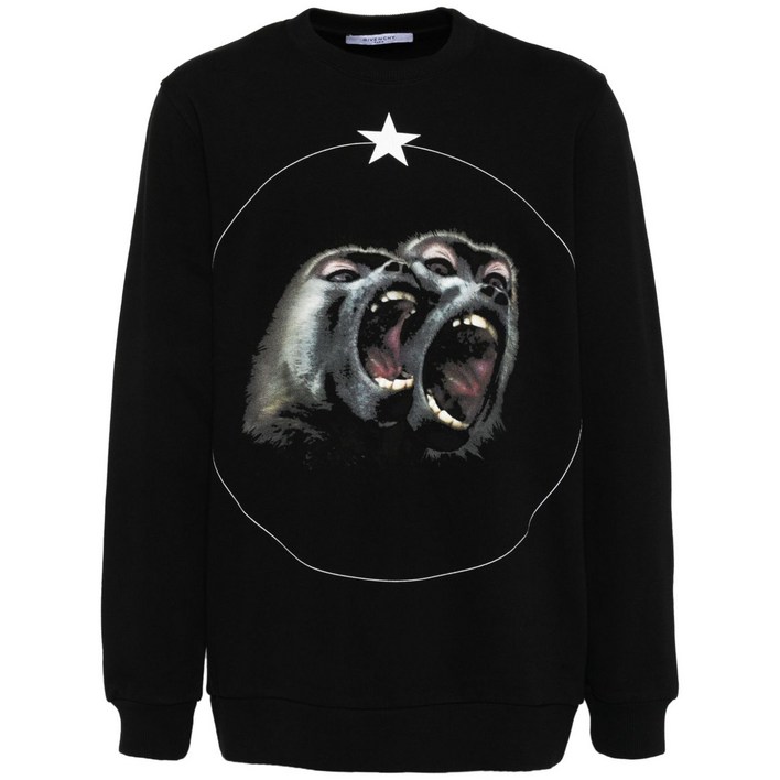 지방시 그래픽 프린트 스웨트셔츠