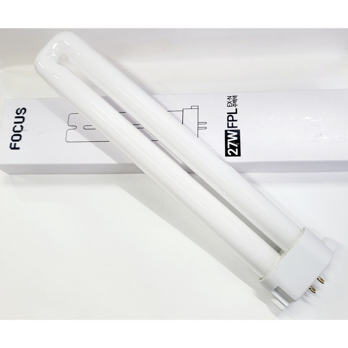 FPL 27EXN 스탠드용 형광램프 주백색 27W 4핀 스탠드형광등 포커스