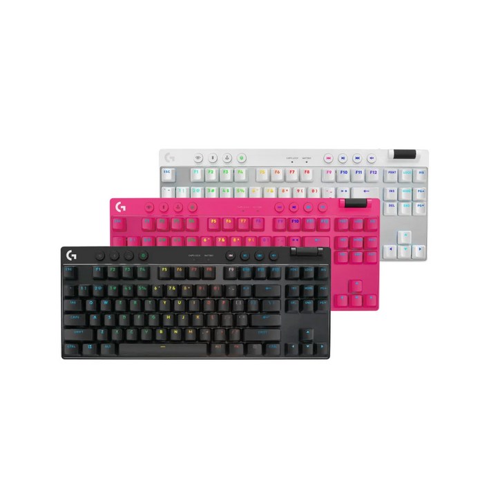 정품 2년 보증 로지텍G PRO X TKL LIGHTSPEED 무선 게이밍 키보드, G PRO X TKL 텍타일 핑크, 텐키리스