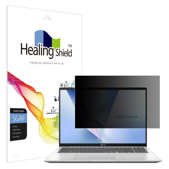 힐링쉴드 에이수스 비보북 16 X1607CA 프라이버시 사생활 보호필름 액정