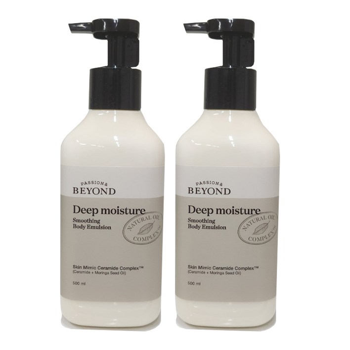 비욘드 딥모이스처 스무딩 바디 로션 500ml, 2개, 500ml 비욘드 딥모이스처 스무딩 바디 로션 500ml, 2개, 500ml