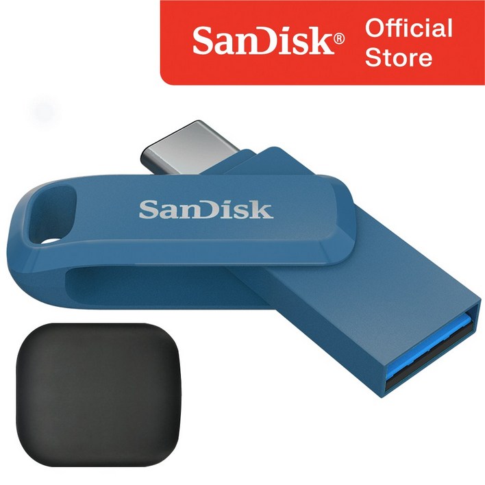 샌디스크 USB 메모리 SDDDC3 네이비 C타입 OTG 3.1 대용량 / USB 전용 케이스, 512GB 삼성sd카드