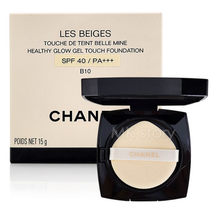 샤넬 레 베쥬 헬시 글로우 젤 터치 쿠션 파운데이션15g자연스럽케 피팅 초밀착 글로우 쿠션