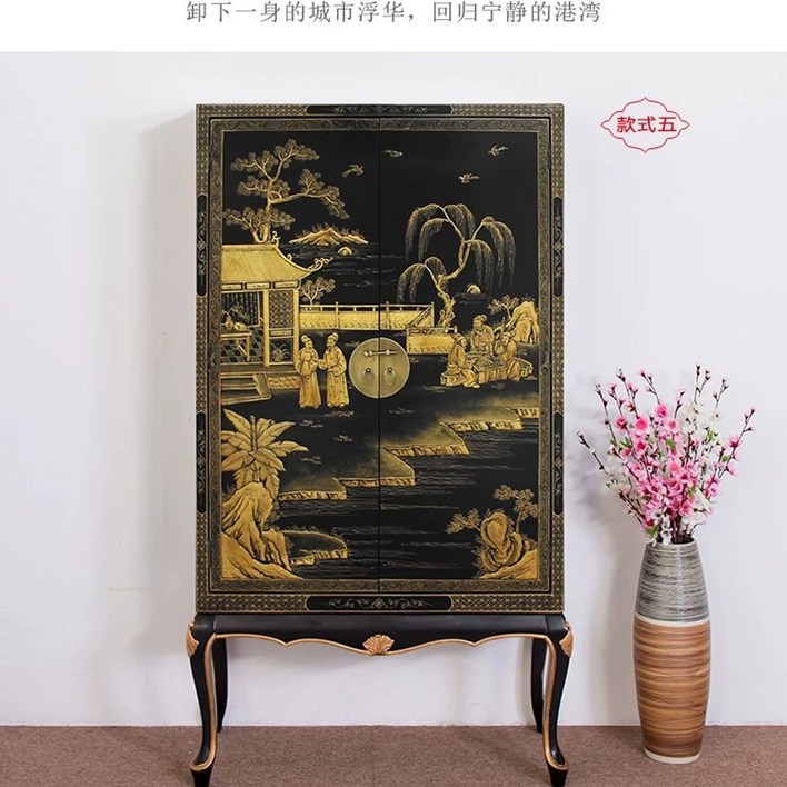 작은 간이 미니 앤틱 수입 수납장 옛날 장롱 고급 옷장 빈티지 안방 입본장 침실