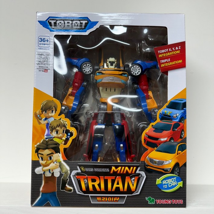 또봇 미니 트라이탄 변신 합체 로봇 장난감