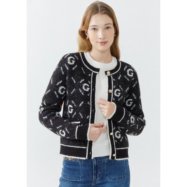 정품 게스 진 여성 다이아G 스웨터 가디건 YO4S2665 지금입기좋은 데일리