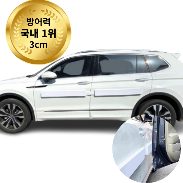 레드치타 문콕 방지 도어 가드 문쾅방지 패드, 2개, 화이트