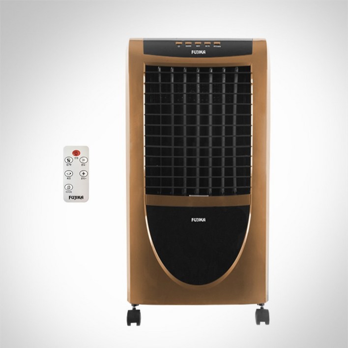 공기청정 저소음 절전형 터보 전기 온풍기 히터, 프리미엄 골드