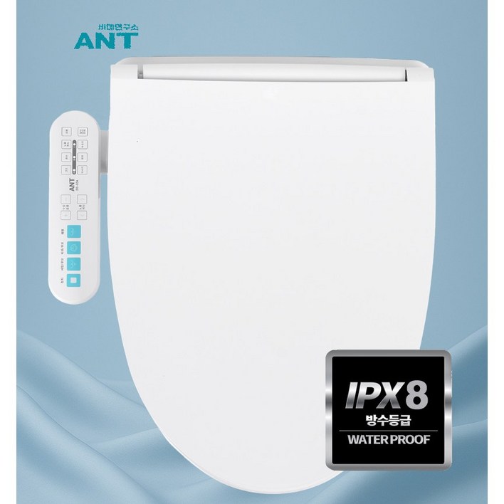 ANT 비데 DS03A 방수 IPX8등급 풀터치 컨트롤 LED조명 건조기능