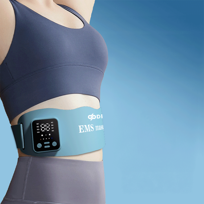 디프 19단계 저주파 온열 EMS 슬림 트레이닝 복부  벨트 마사지기