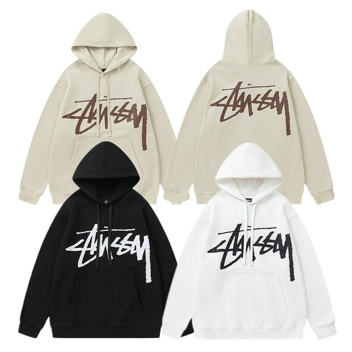 스튜시 후드티 남녀 공용 순면의 후드티셔츠 1924843