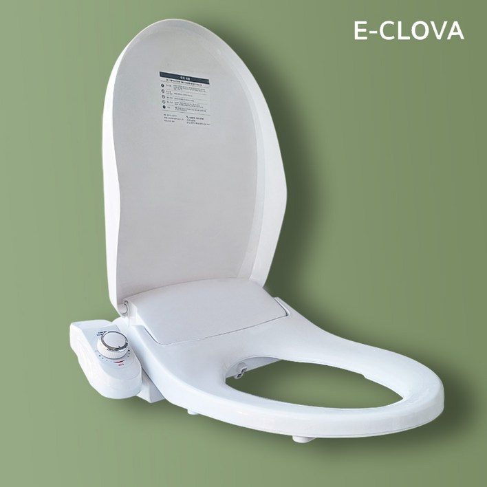 이크로바 기계식비데 무전원 냉수전용 시트일체형 수동비데 HB5023 2노즐, 고객직접설치, HB5023기본