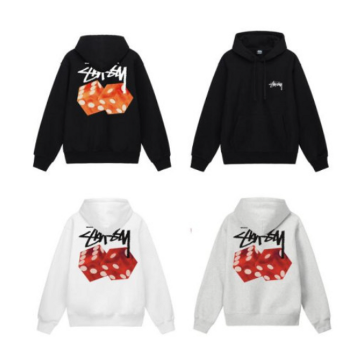 스투시 기모 다이스 아웃 후드 1924971