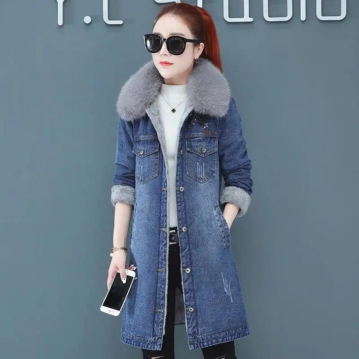 보니 로엠데님자켓 캐주얼 여성자켓