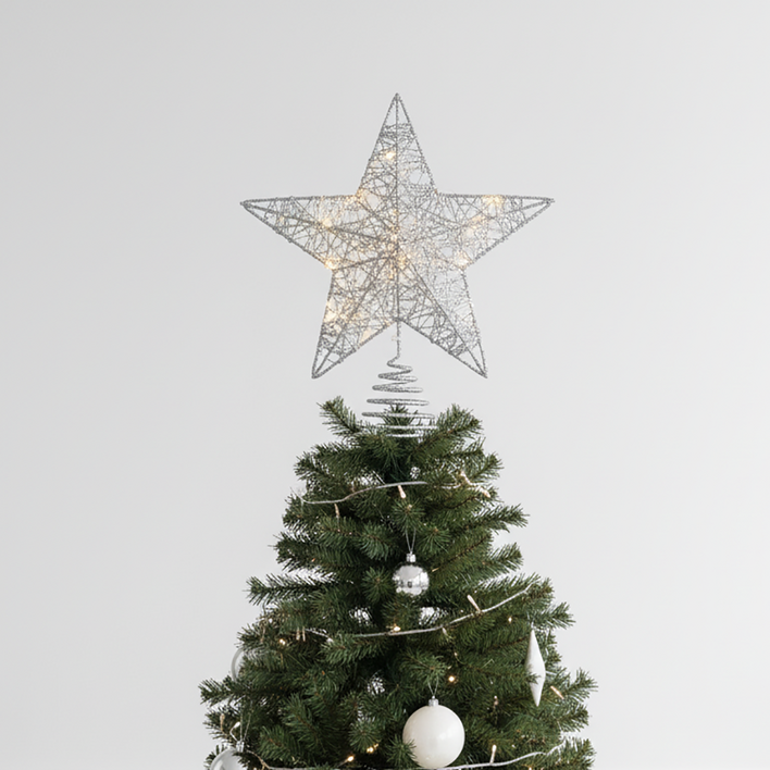 아노유 크리스마스 트리 LED 별 장식