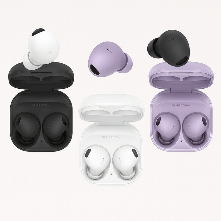 삼성 버즈2프로 중고 정품 왼쪽 오른쪽 본체 충전케이스 풀세트