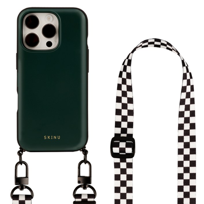 스키누 NEW유레카 크로스바디 카드3장 수납 범퍼 스트랩 목걸이 케이스ver.2