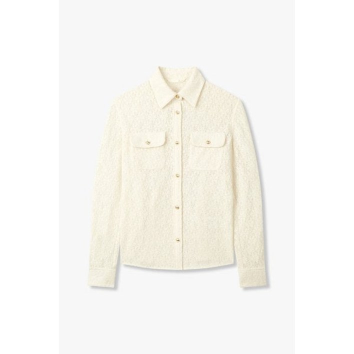 지컷 g_cut 투 플랩 포켓 레이스 블라우스_7215160102 451362