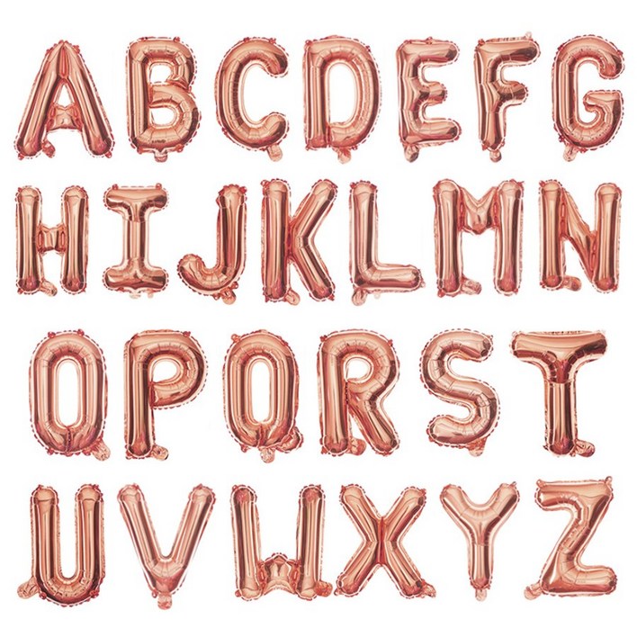 은박풍선 영문 40cm 이니셜 알파벳 이벤트