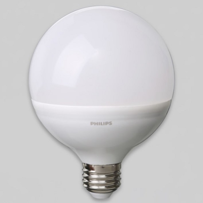 천지몰 필립스 볼구 LED 9.5W G 93 전구색, 1개, 상품명참조
