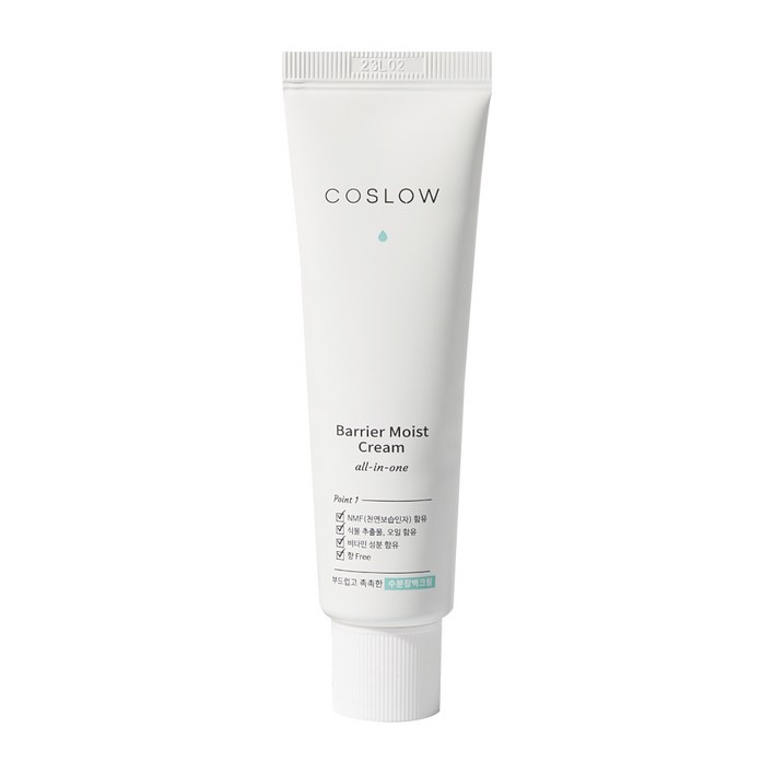 논코메도제닉 코슬로우 여드름 수분크림 60ml 청소년 여드름 화장품 배리어모이스트올인원크림 등드름 가드름 크림 성인 트러블 피부, 1개, 60ml